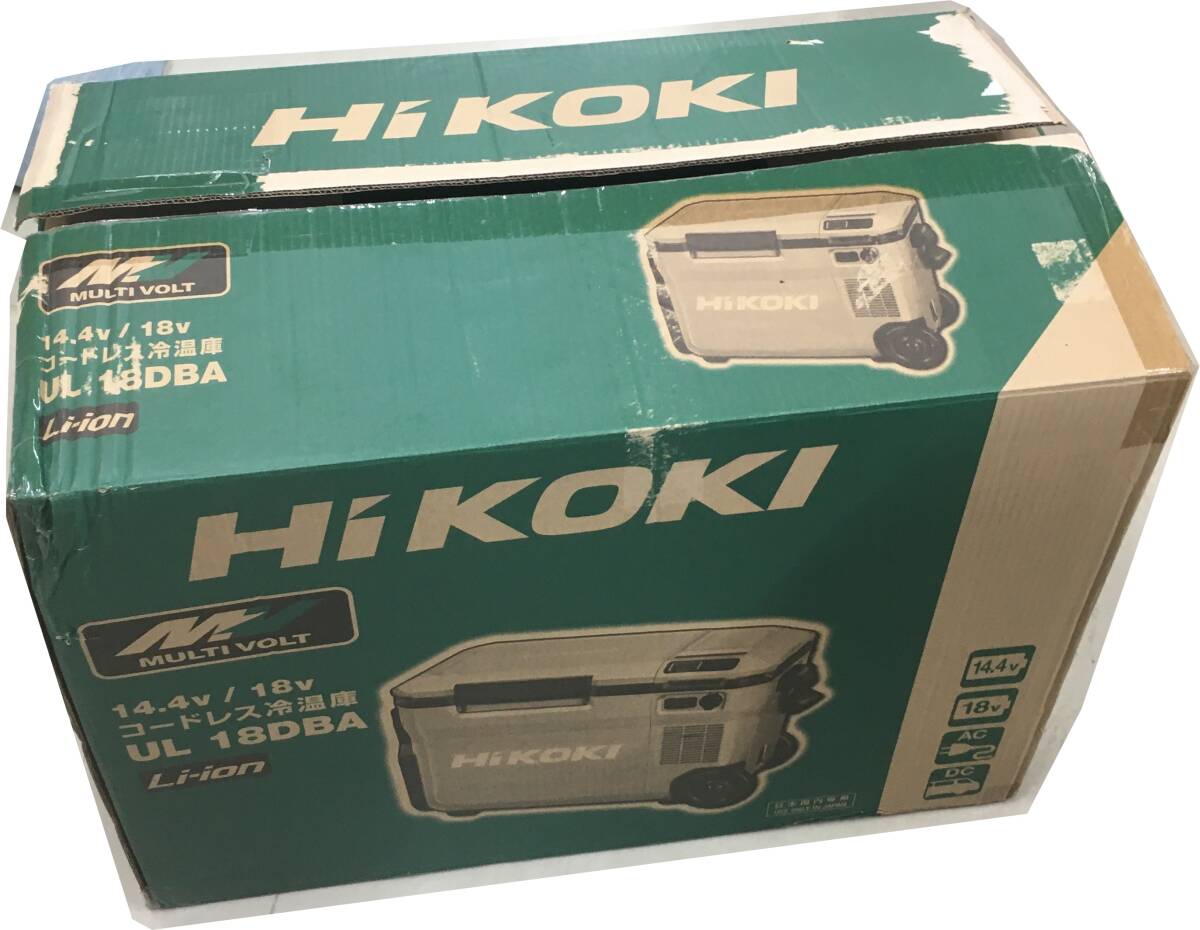 未使用 訳あり HiKOKI(ハイコーキ) 14.4/18V コードレス 冷温庫 25L コンプレッサ式 UL18DBA(WMGZ)_画像1