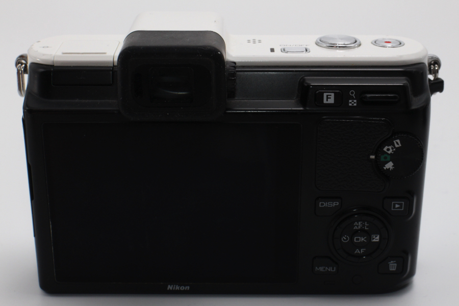 4650- ニコン Nikon 1 ミラーレス一眼 V1 ボディ ホワイト 並品_画像3