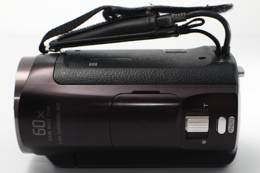 4664- ソニー SONY HDビデオカメラ Handycam HDR-PJ670-T ボルドーブラウン 光学30倍 良品_画像5