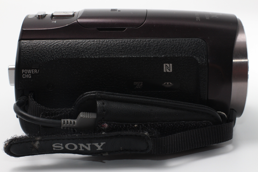 4664- ソニー SONY HDビデオカメラ Handycam HDR-PJ670-T ボルドーブラウン 光学30倍 良品_画像4