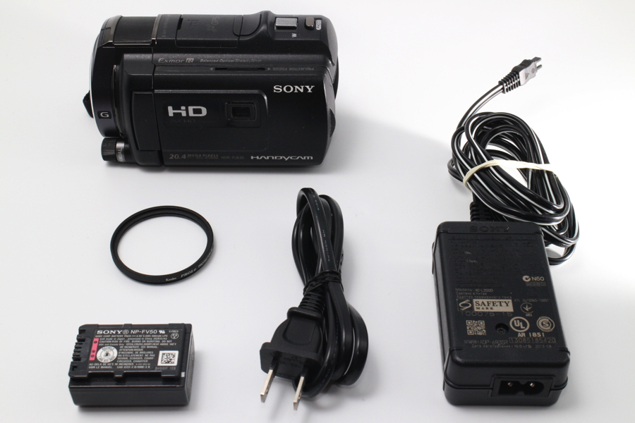 4684- ソニー SONY Handycam HDR-PJ630V-B ブラック 光学12倍 内蔵メモリ64GB 超美品_画像1