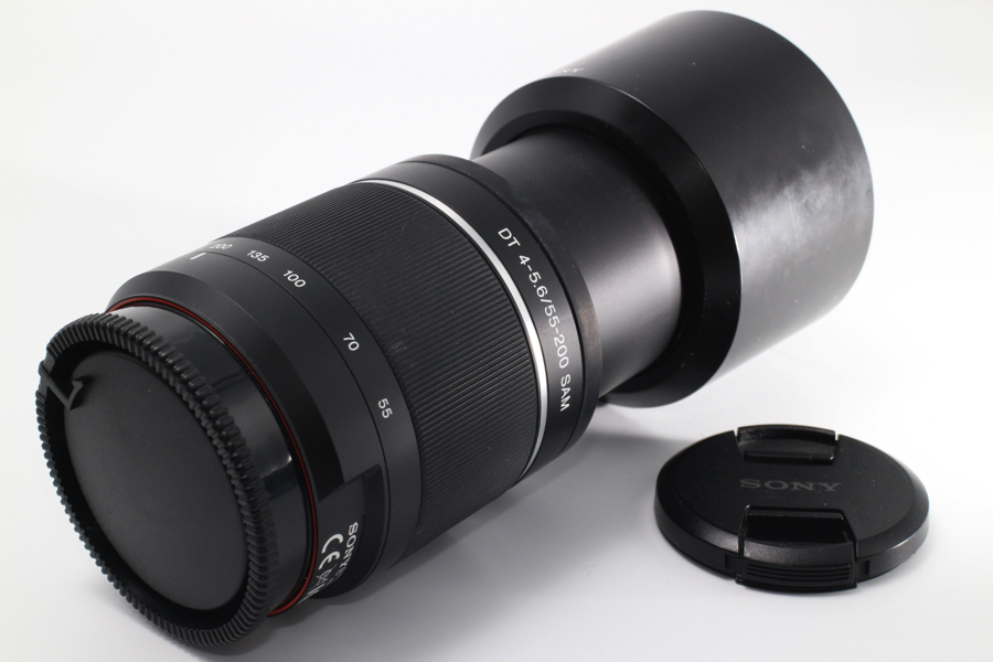 4678- ソニー SONY DT 55-200mm F4-5.6 SAM SAL55200-2 美品_画像6