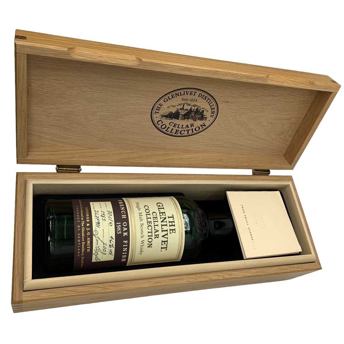 【送料無料】GLENLIVET グレンリベッド 20年 セラーコレクション 1983 WHISKEY ウイスキー 46% 700ml 箱付きの画像2