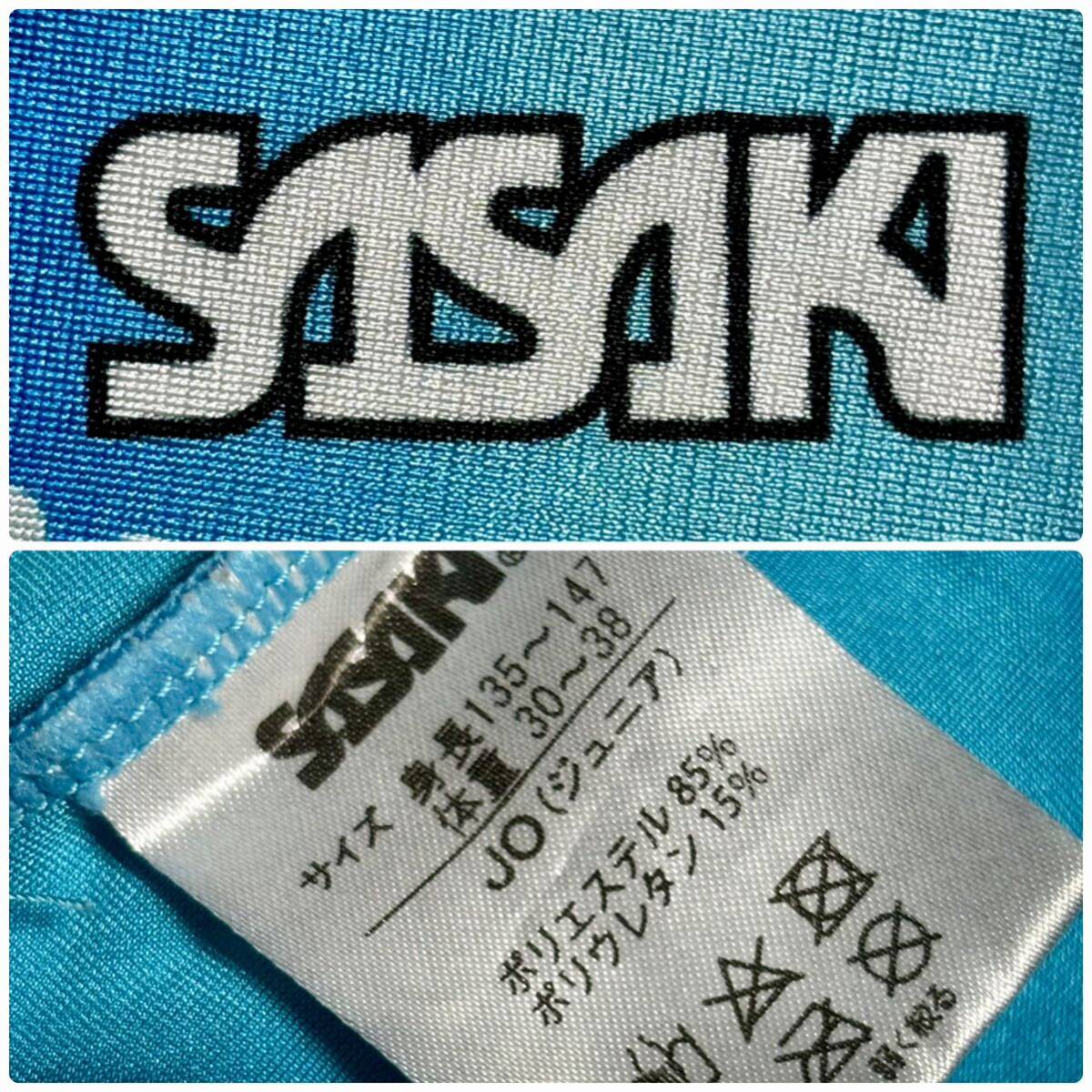  Sasaki skirt attaching Leotard Junior O size a little over lustre cloth SASAKI rhythmic sports gymnastics artistic gymnastics 