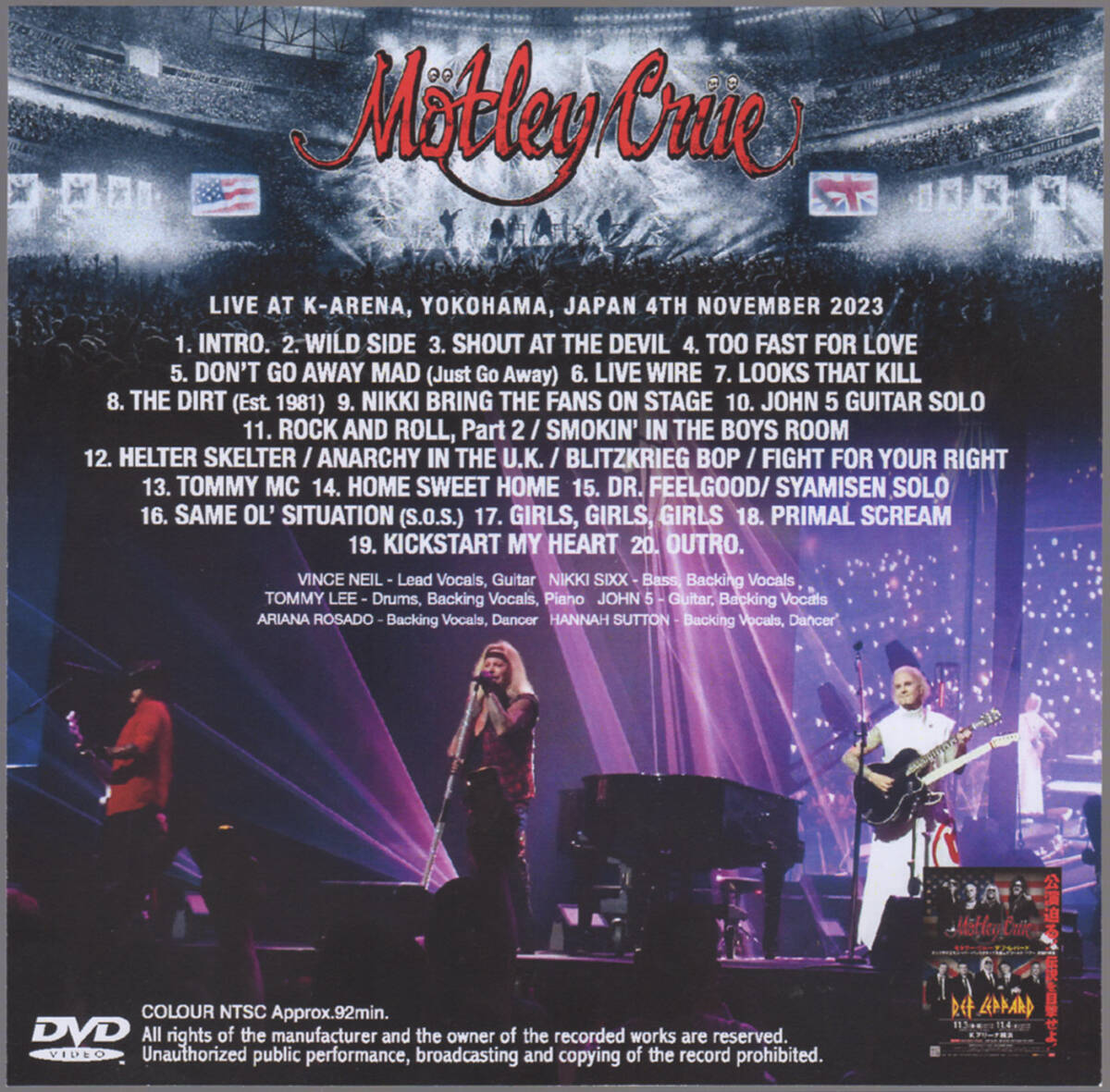 MOTLEY CRUE / YOKOHAMA 2023 DAY 2 THE VIDEOの画像2