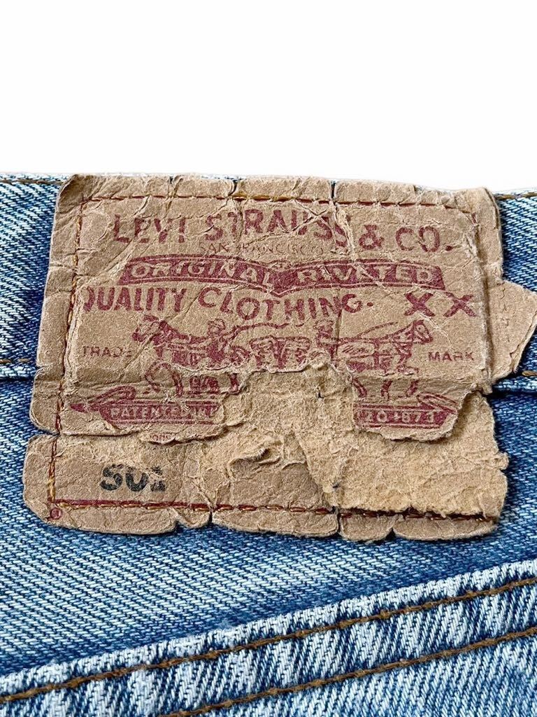 ●●vintage ユーロ Levi's リーバイス 501 カットオフ w34（w84l30）●●_画像6