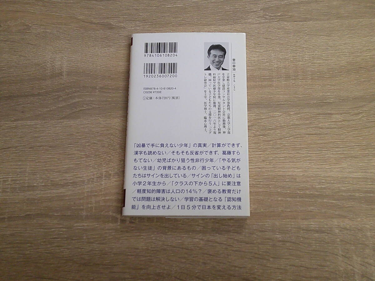 ケーキの切れない非行少年たち　宮口幸治　新潮新書　新潮社　お296_画像2