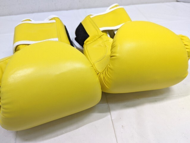 f21 боевые искусства бокс тренировка перчатка Stronger желтый размер 10oz* новый товар не использовался *3 позиций комплект 
