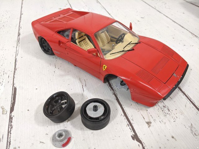 [4yt136] toy hobby minicar BBurago Burago Ferrari Ferrari GTO scale 1/18*Ferrari 348*WELLY Porsche 911 GT3