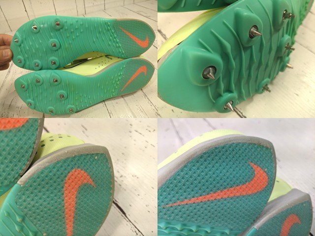 【9yt039】陸上競技用スパイクシューズ NIKE ナイキ CT0079-700 エアズーム Air Zoom LJ Long Jump Elite 2022 サイズ：26.5㎝◆T2261_画像6