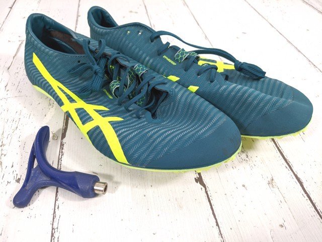 【1yt228】陸上競技用スパイクシューズ asics アシックス 1093A145 SONICSPRINT ELITE 2 ソニックスプリントエリート 28.0cm◆b43_画像1