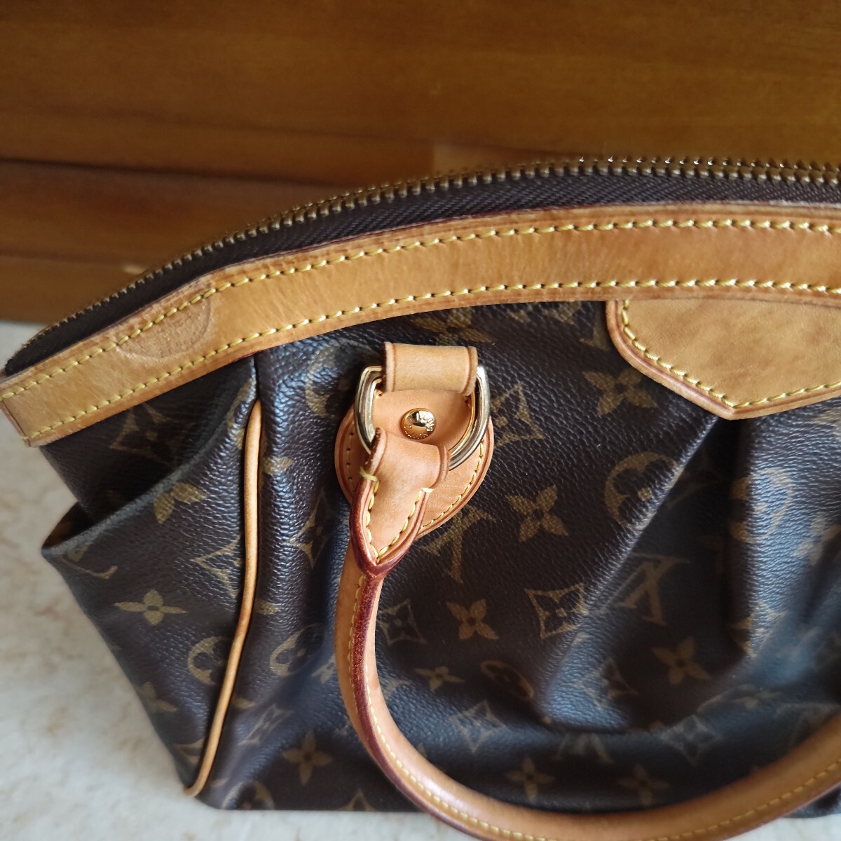 モノグラム ルイヴィトン ハンドバッグ LOUIS VUITTON ティボリPM_画像5