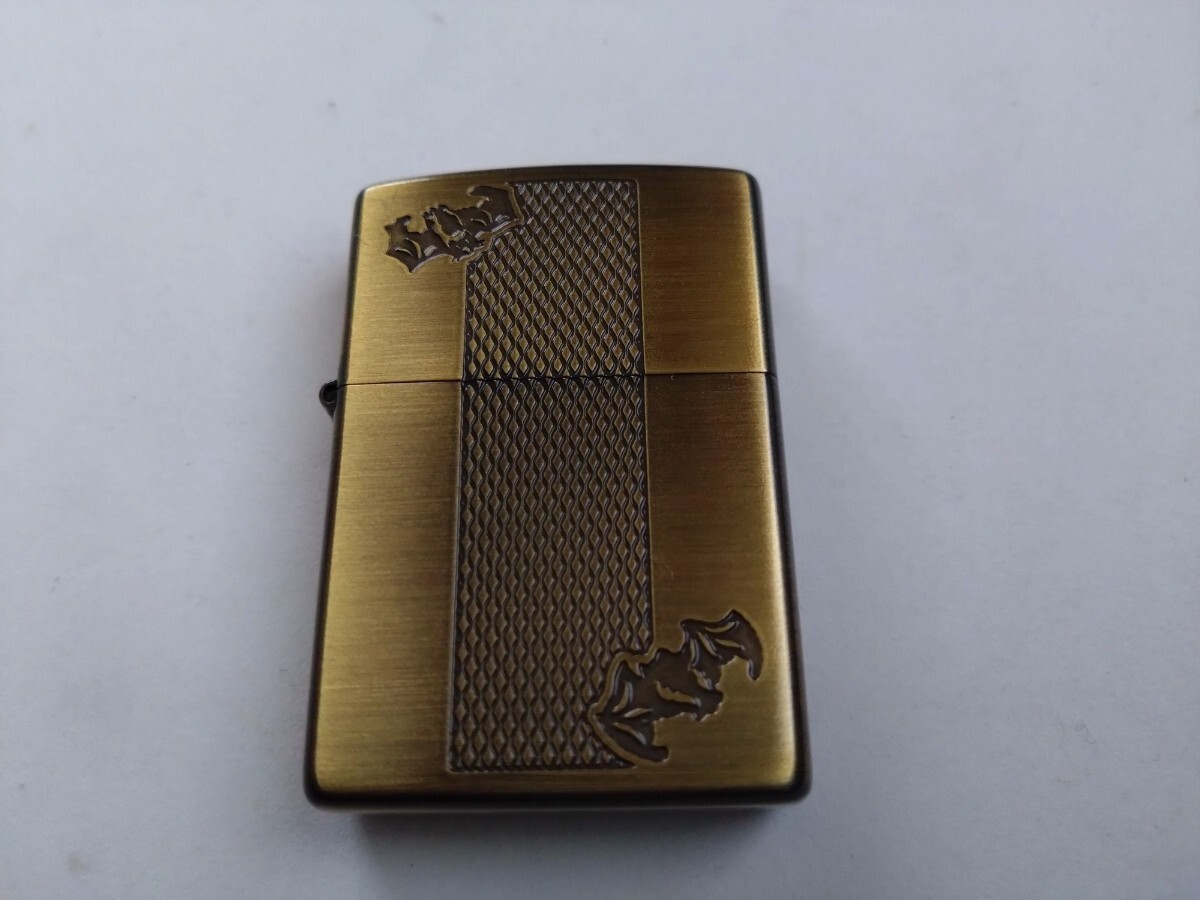 タバコ銘柄　GOLDEN BAT ゴールデンバット　真鍮　キャンペーン品ZIPPO 未使用品ジッポーです　１９９９年製_画像1