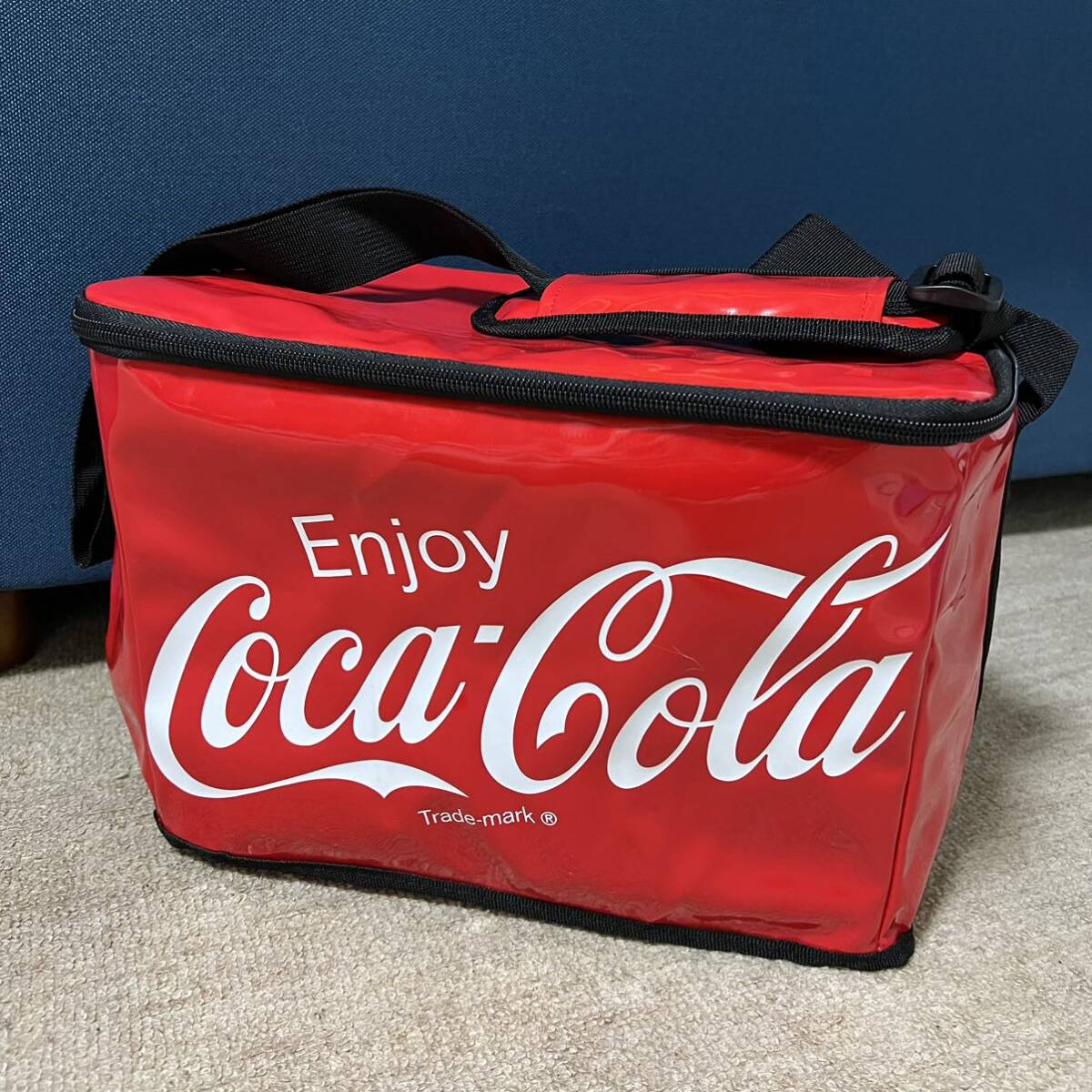 SI# Coca * Cola кондиционер задний красный красный термос сумка наклонный .. сумка на плечо Coca-Cola эмаль сумка термос кондиционер 