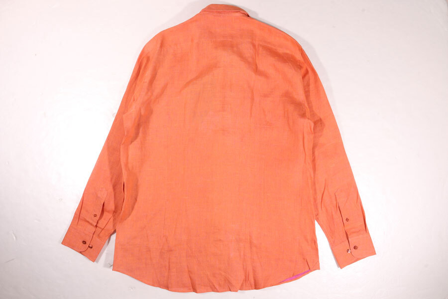 ETRO( Etro ) long sleeve shirt U11 1K5266004 orange 44 31964or [A31966]