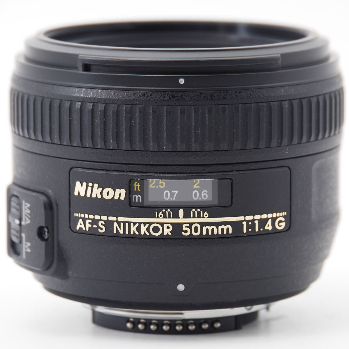 102043* finest quality goods *Nikon single burnt point lens AF-S NIKKOR 50mm f/1.4G full size correspondence 