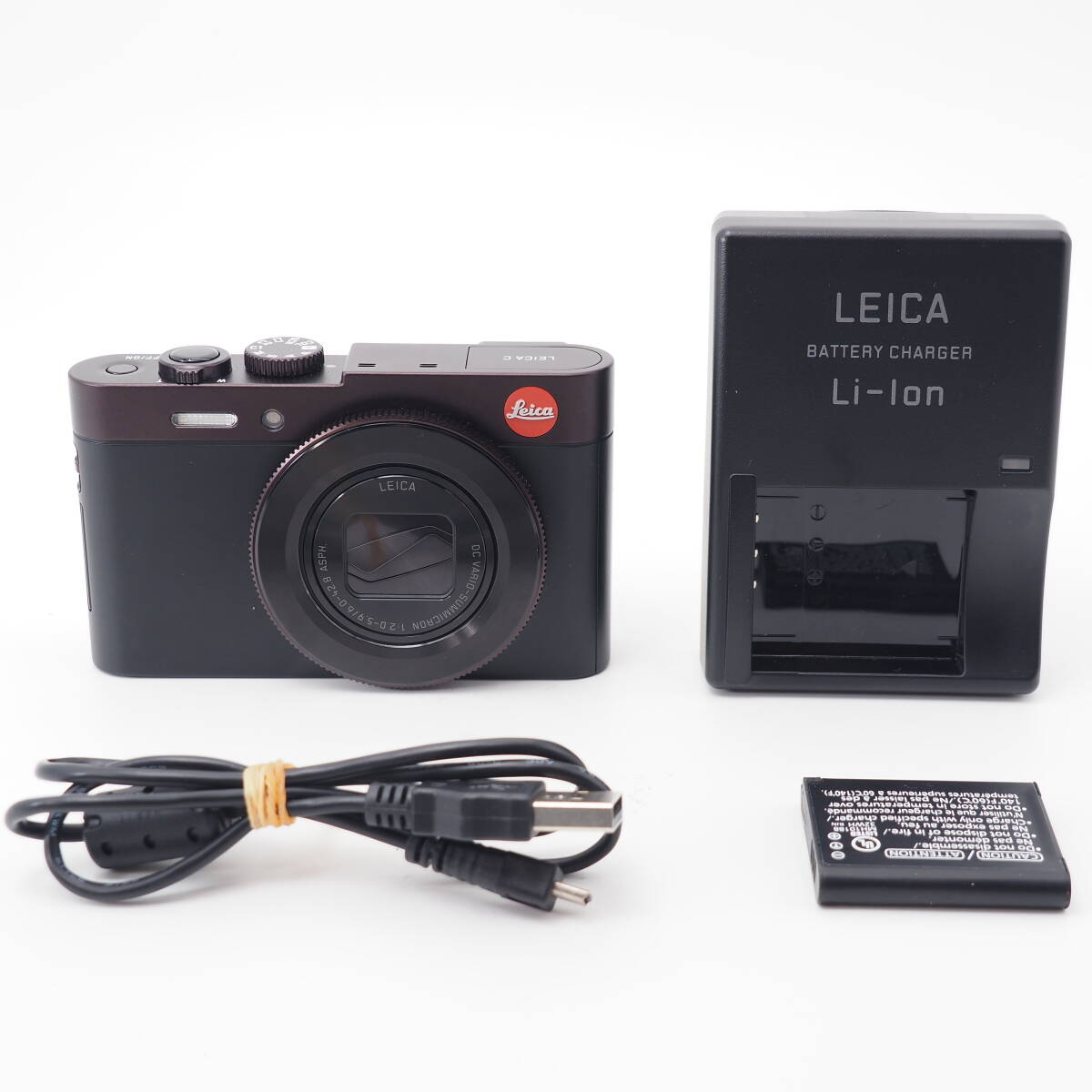 102087☆極上品☆Leica デジタルカメラ ライカC Typ 112 1210万画素 ダークレッド 18489_画像8