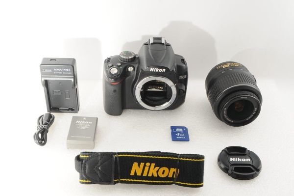 [美品] Nikon ニコン D5000 + 18-55mm レンズ #1438AB_画像1
