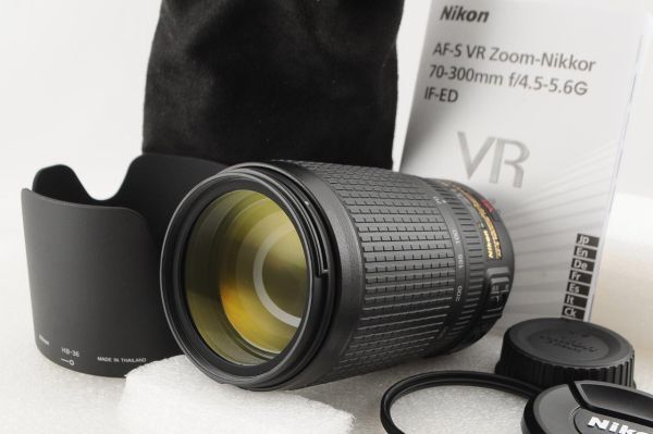 [美品] Nikon ニコン AF-S NIKKOR 70-300mm f/4.5-5.6 G VR ED #1577D_画像1