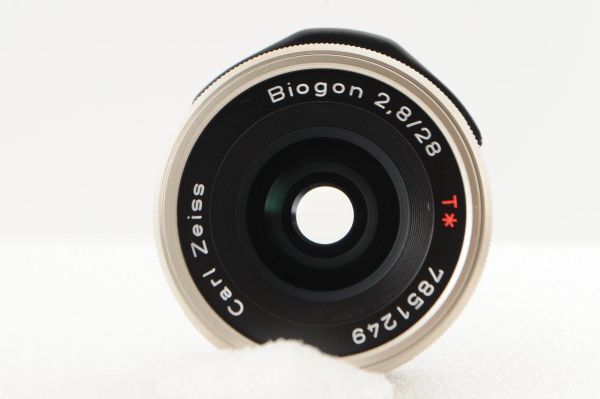 [美品] Contax コンタックス Carl Zeiss Biogon 28mm F/2.8 T #1570_画像7