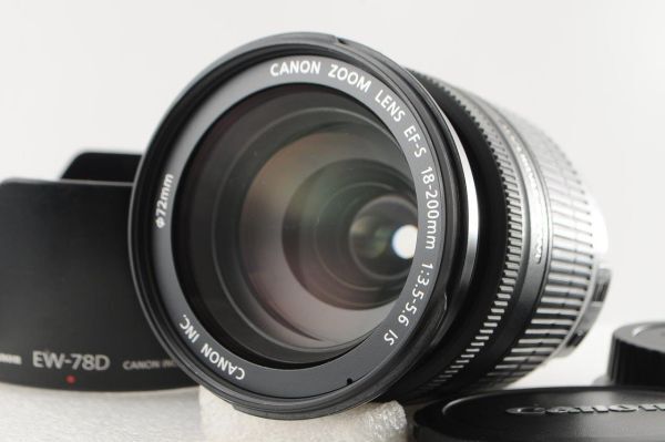[ジャンク] Canon キャノン EF-S 18-200mm f/3.5-5.6 IS #1485_画像1