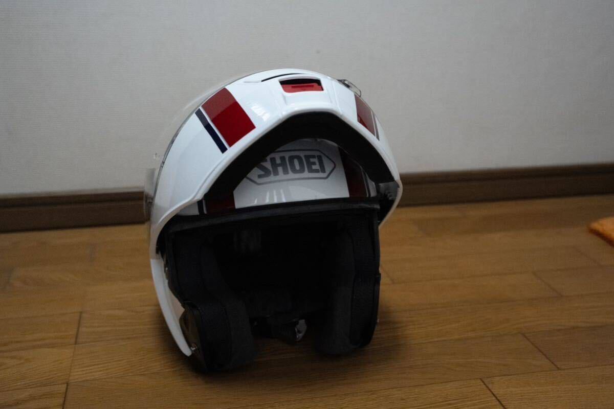 SHOEI ショウエイ システムヘルメット ホンダライディングギア　HONDA ネオテック　NEOTEC レアカラー サイズM_画像3