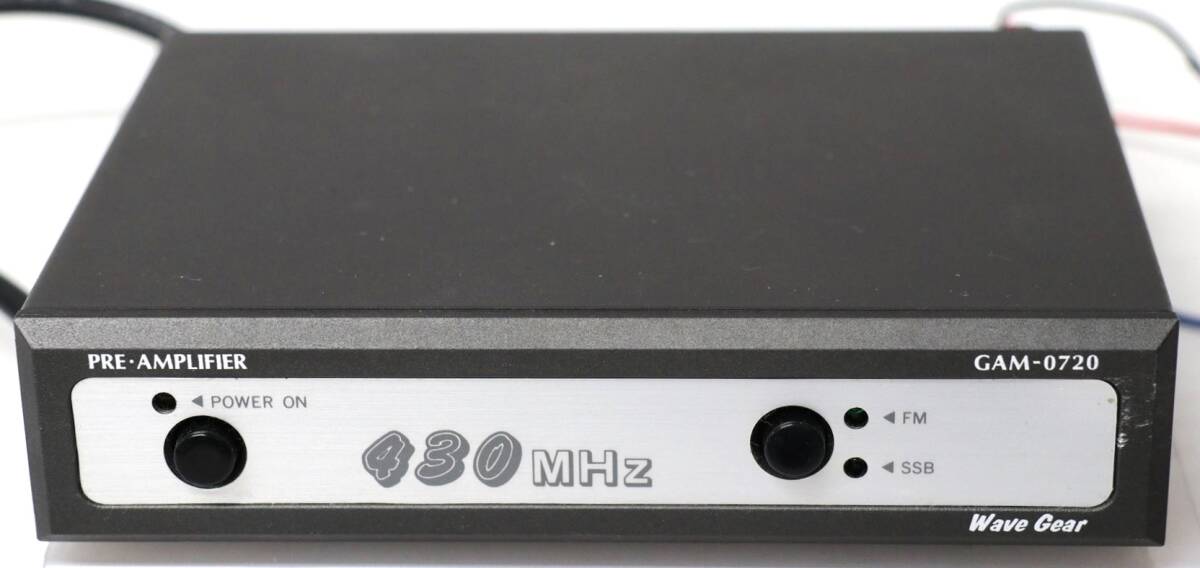 アンテン製　卓上型430MHzプリアンプ　WaveGear　GAM-0720_画像1