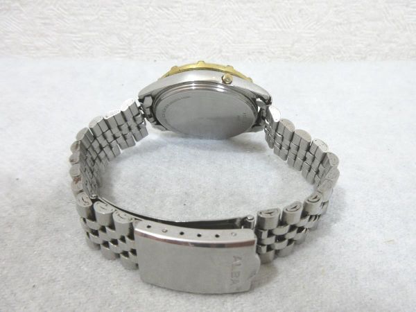 SEIKO セイコー ALBA WORLD TIME/アルバ ワールドタイム 腕時計/V602-7010 電池未交換 動作未確認 ジャンク【M0503】(P)_画像4