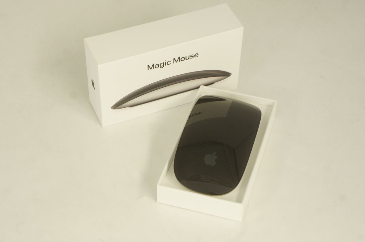 ** full amount repayment guarantee! fastest shipping![Apple Magic Mouse Black MMMQ3J/A beautiful goods ]**(202401-18173-PCkaitori)
