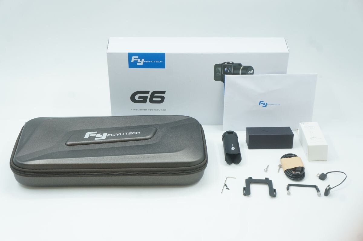 ★☆全額返金保証！最速発送！【FEIYUTECH フェイユーテック 三軸スタビライザー 黒 G6 ブラック 美品】★☆（202402-29007-kaitori）_画像5