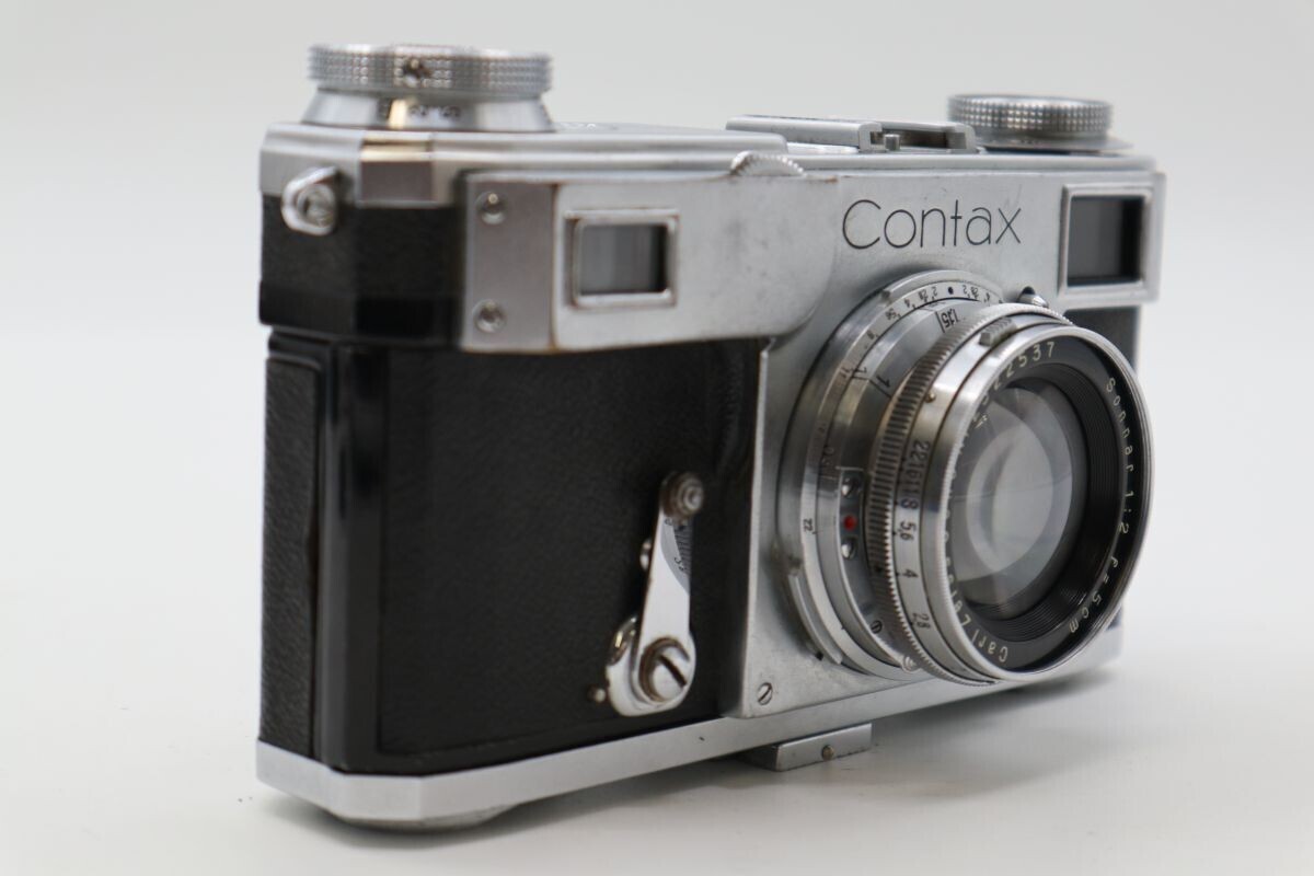 ★☆全額返金保証！最速発送！【CONTAX II型 Sonnar 50mm F2 現状品】★☆（202401-27906-kaitori）_画像4