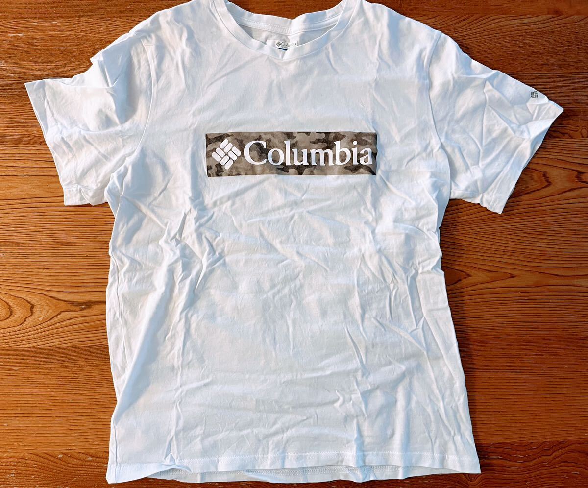 Columbia メンズTシャツ ホワイト コロンビア 古着の画像1