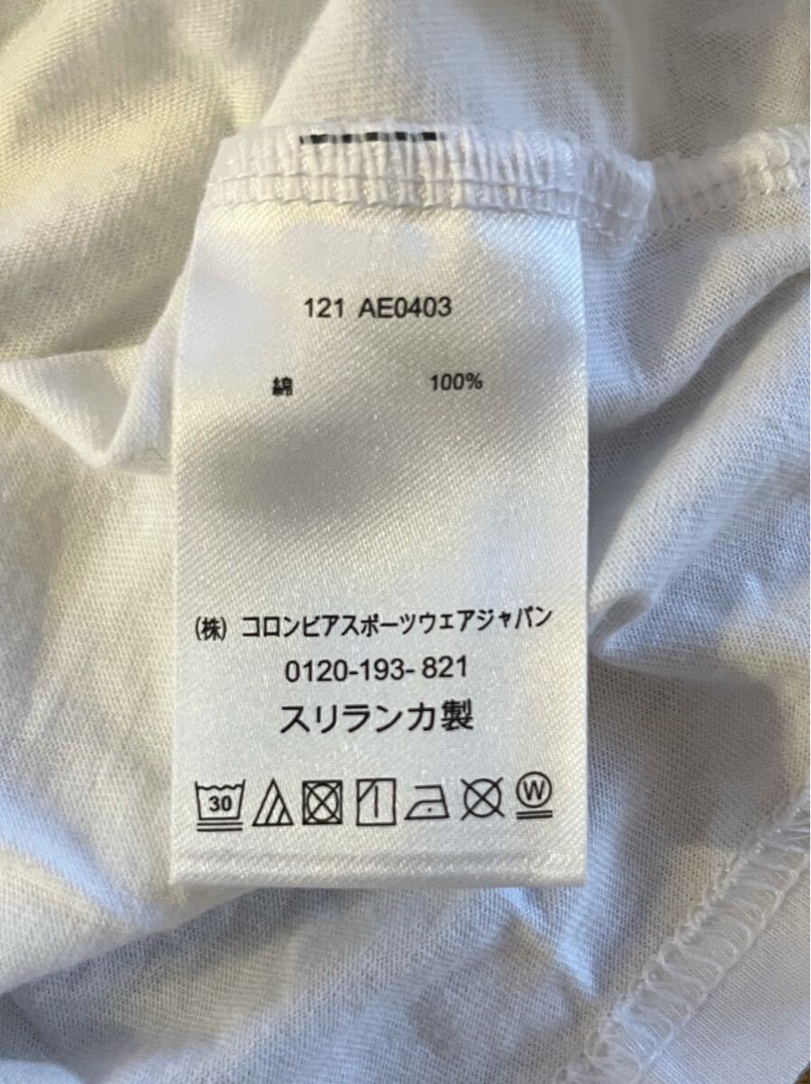 Columbia メンズTシャツ ホワイト コロンビア 古着の画像5