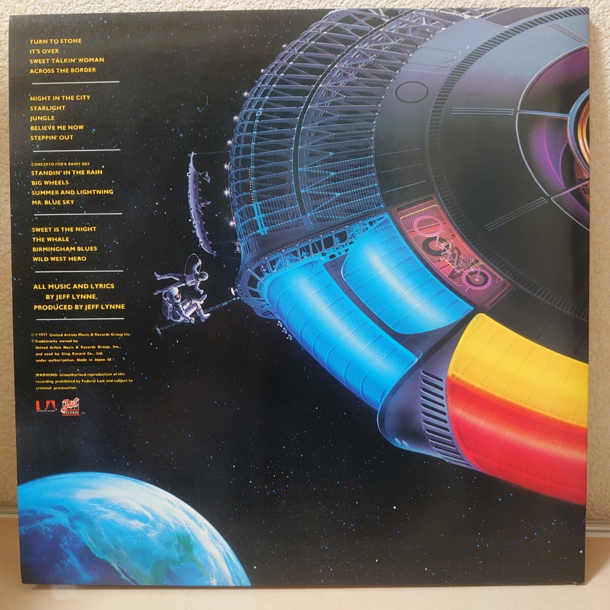LP☆エレクトリックライトオーケストラ/Out of the Blue［帯付/ELO宇宙船立体組立モデル&ポスター付/GXG-25〜26/1977年］の画像6