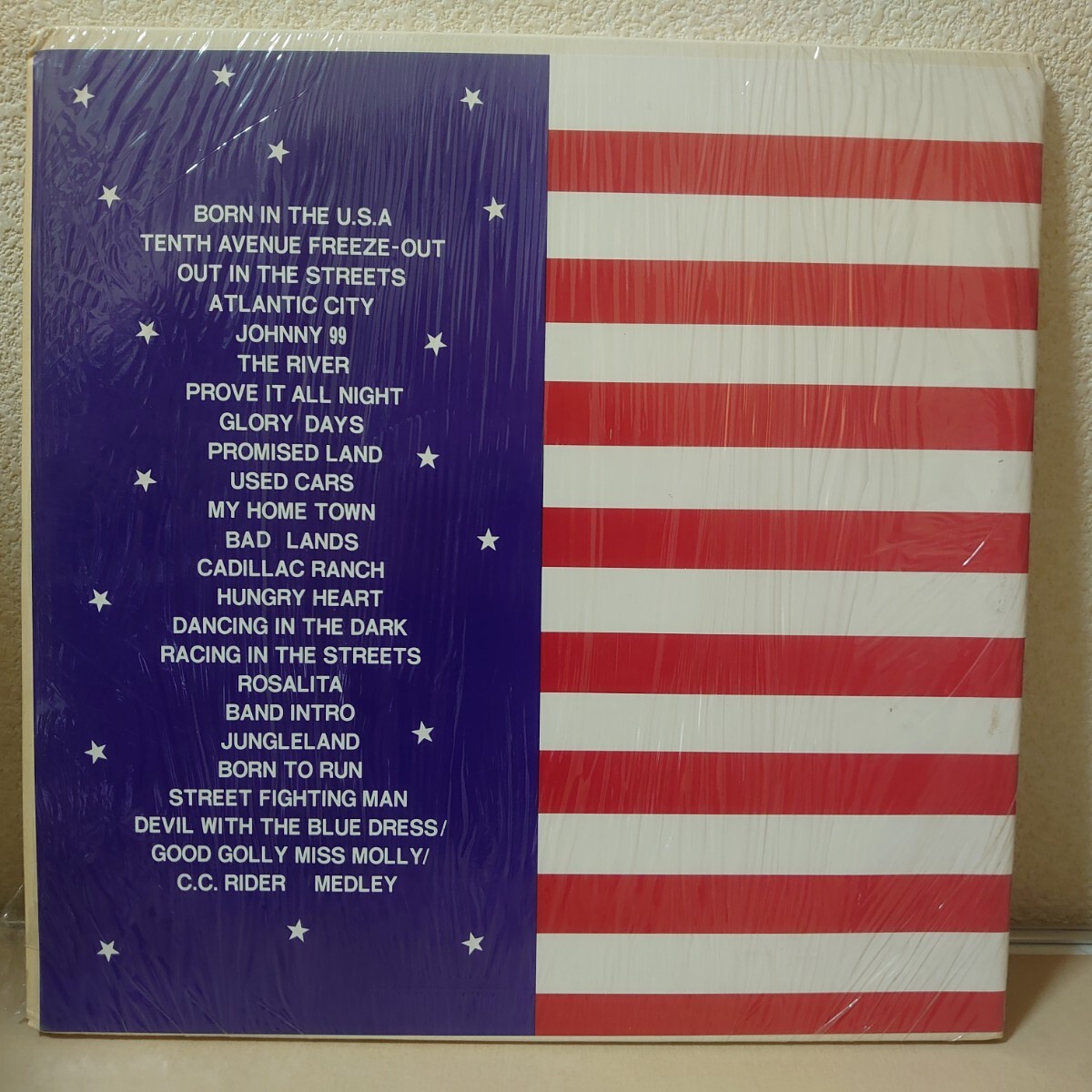 LP☆Bruce Springsteen/BORN IN THE AMERICA［Red, Blue, White wax/Special Limited/カラーレコード3枚組/コレクターズ/LIVE IN USA1984］_画像3