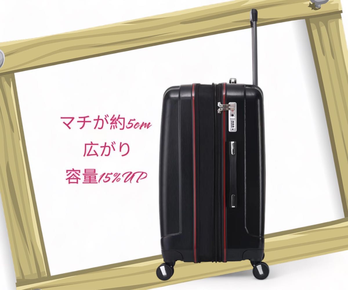キャリーケース　スーツケース　 Lサイズ　ミント　TSAロック　拡張機能　シンプルデザイン　8輪　