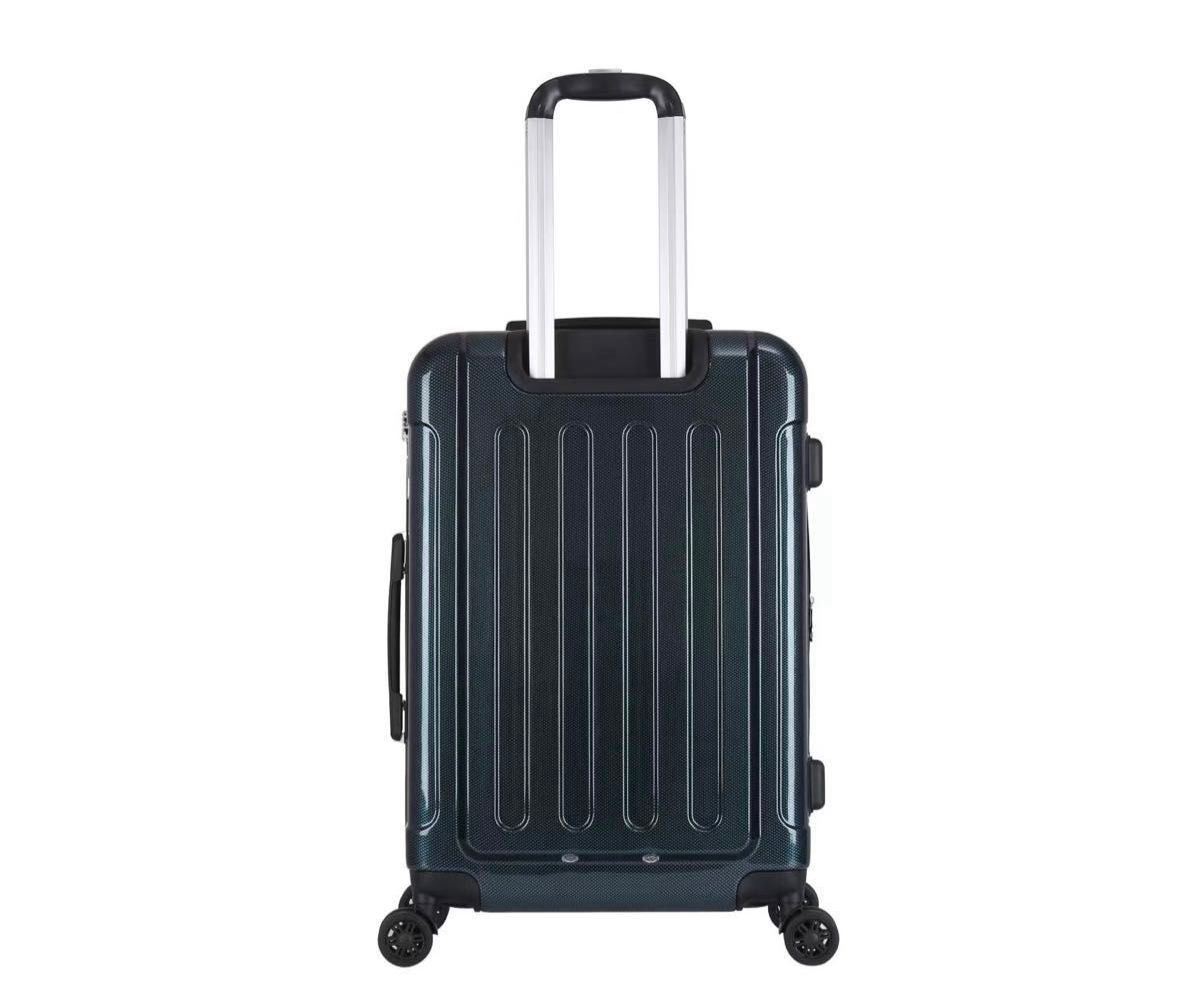 スーツケース　キャリーケース Wファスナー Sサイズ グリーン　TSAロック 8輪 軽量 新品　機内持込可
