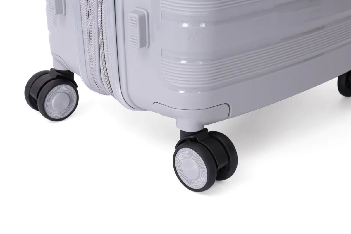 キャリーケース　スーツケース　Lサイズ　ホワイト　白　アイボリー　軽量　静音　ナンバーロック　拡張機能　TSAロック 大容量