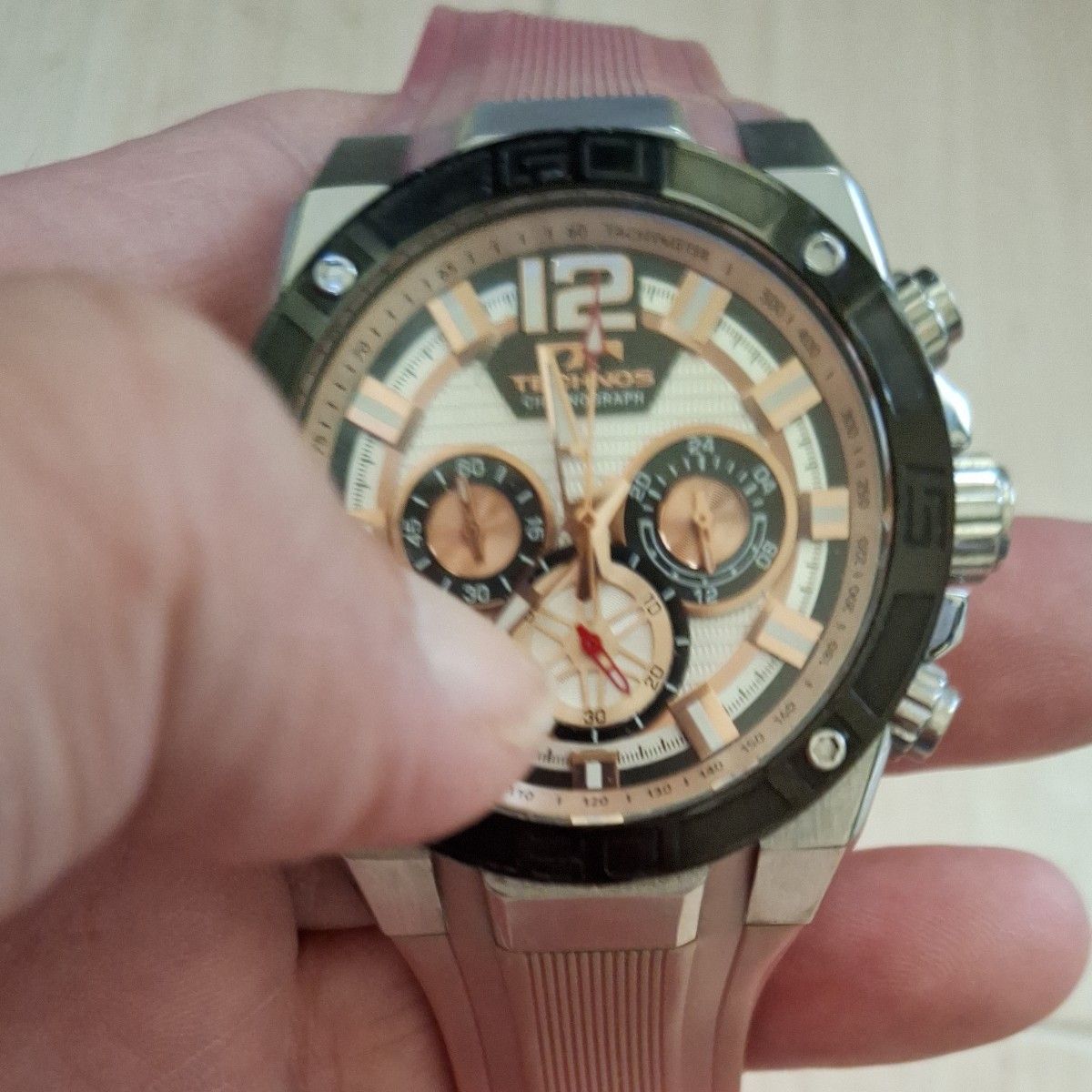 テクノスT8A20 クォーツ腕時計 TECHNOS
