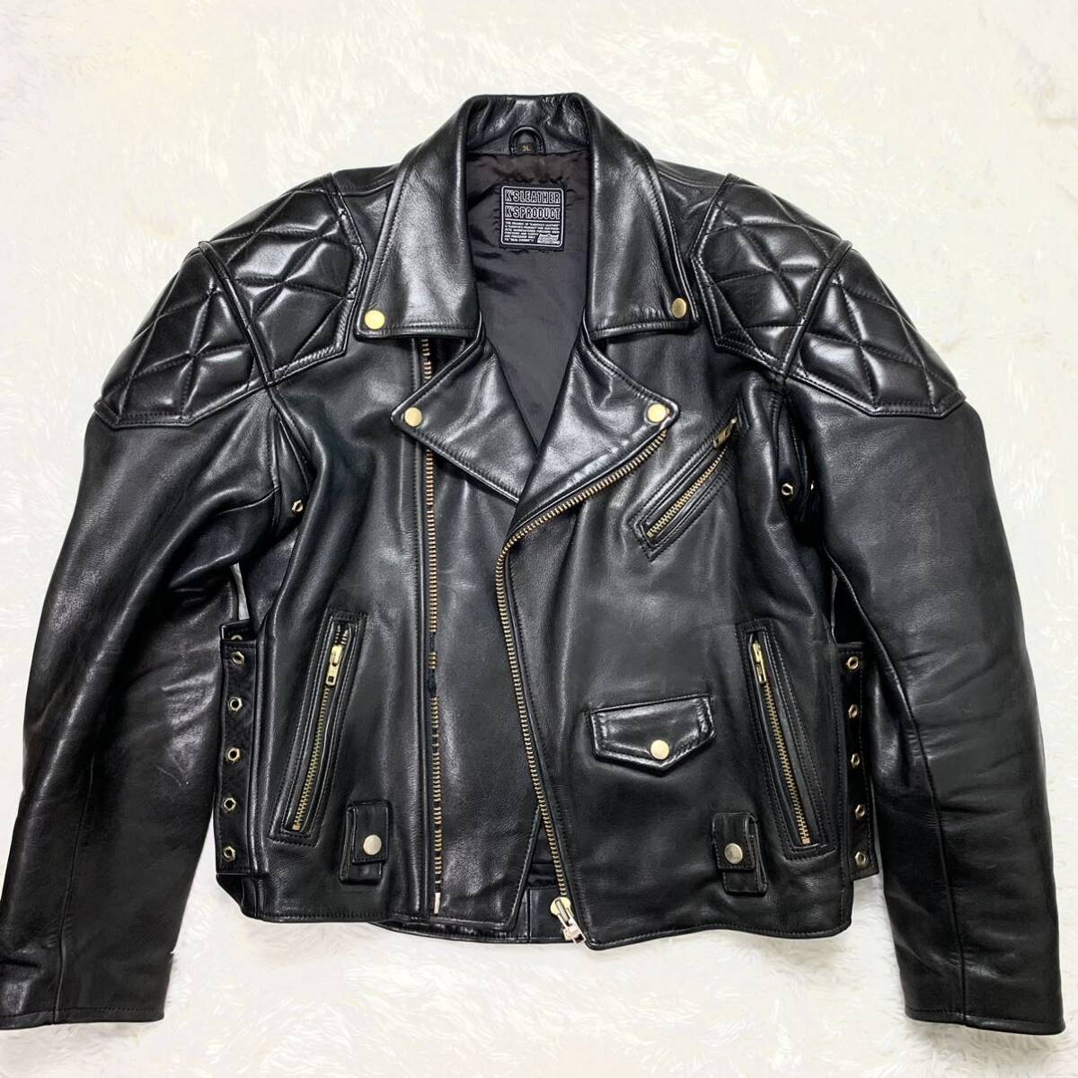 Yahoo!オークション - 極希少/3L KADOYA カドヤ ライダース Yahoo!オークション - 極希少/3L KADOYA カドヤ ライダース