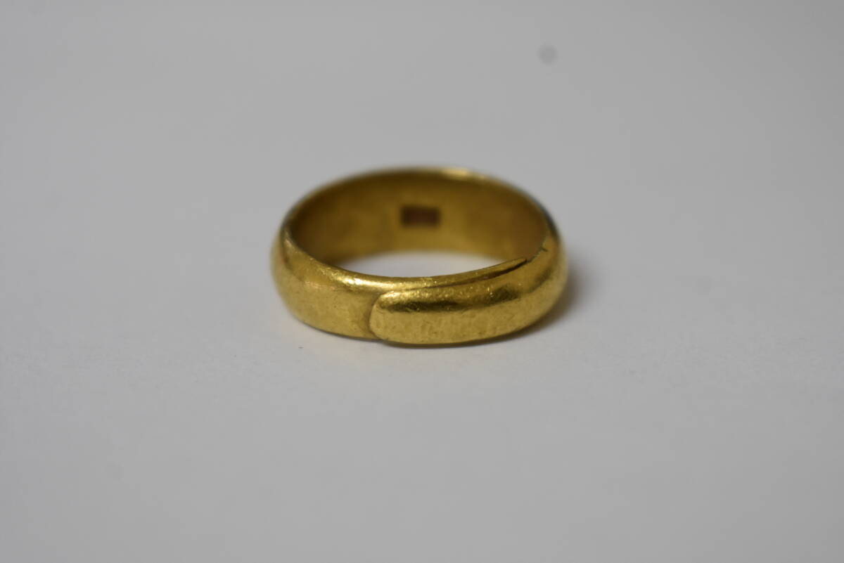 うぶ品 純金リング 指輪 K24 約8.9g の画像4