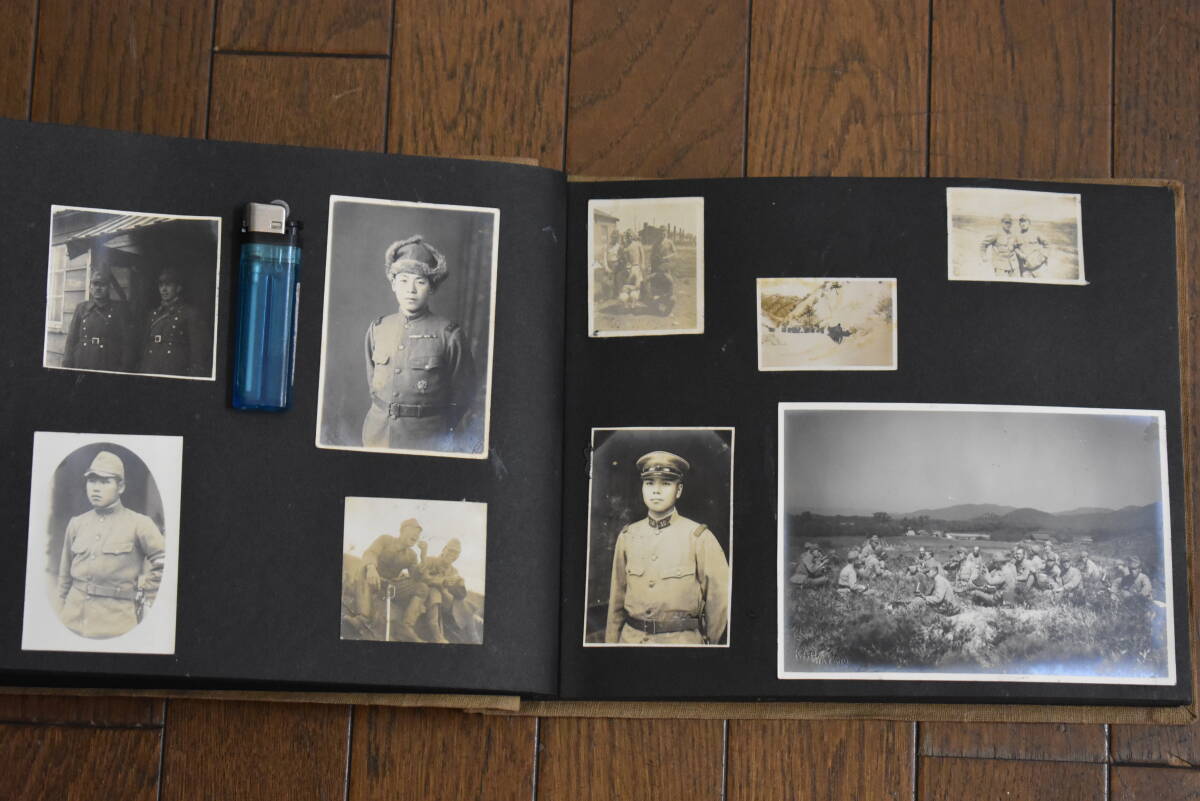 うぶ品 古い軍隊の写真帖 １６２枚 日本軍 軍人 建物 馬 貴重資料の画像10