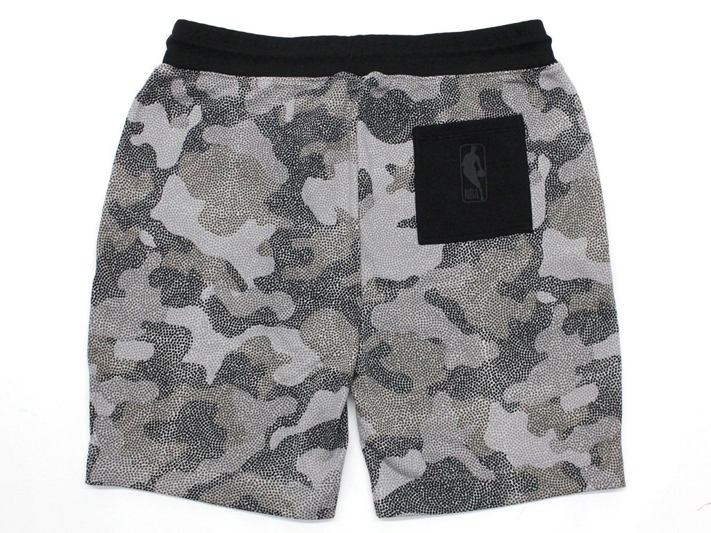 3万新品◆L◆ボス BOSS×NBAコラボ Jerry Alan West カモフラージュプリント スウェットハーフパンツ 灰黒『Slam_Camo_NBA』1円_画像7