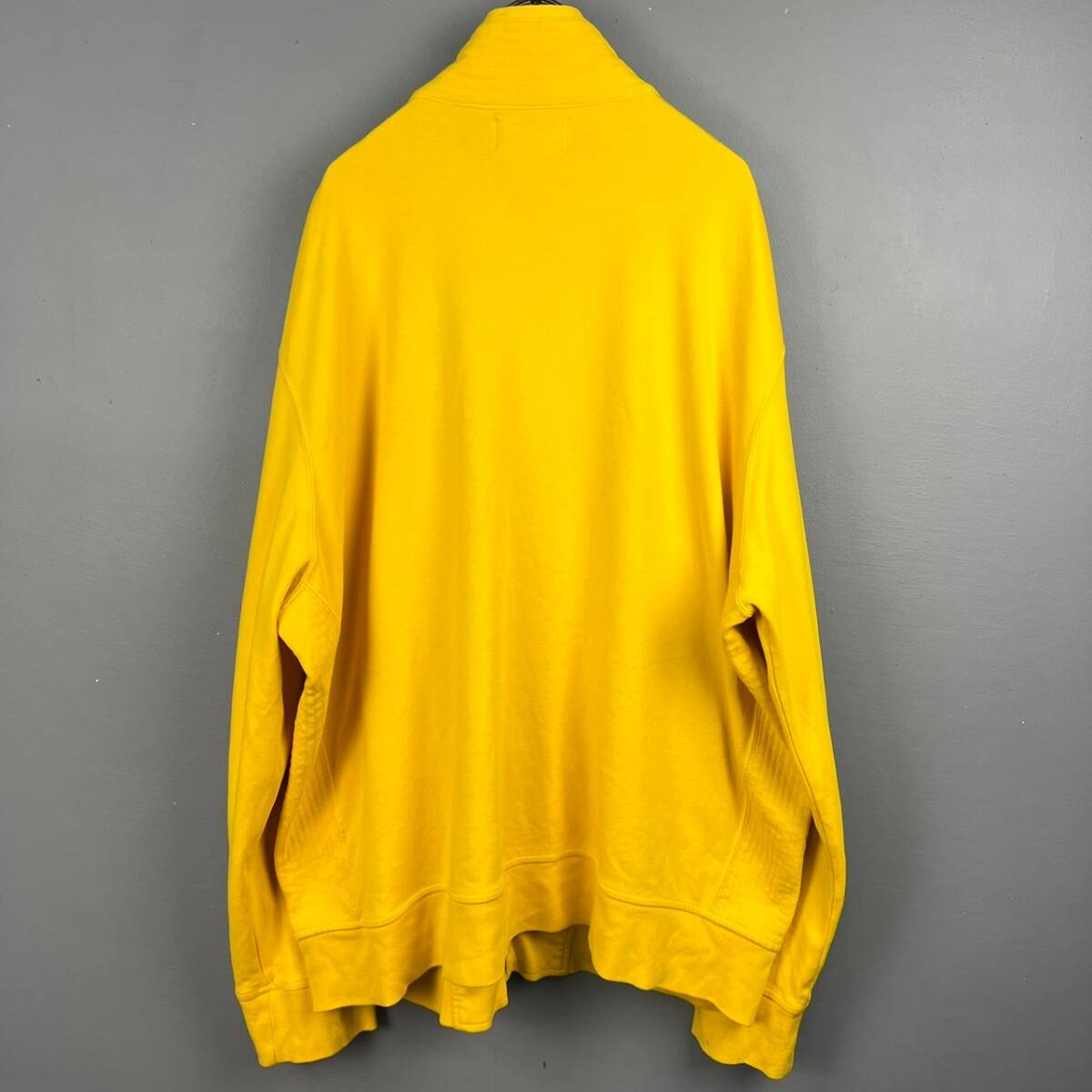 Wm750ポロバイラルフローレン トラックジャケット ジャージ ジップアップ ビッグポニー刺繍 黄×黒 メンズ XXXL 大きいサイズ_画像2