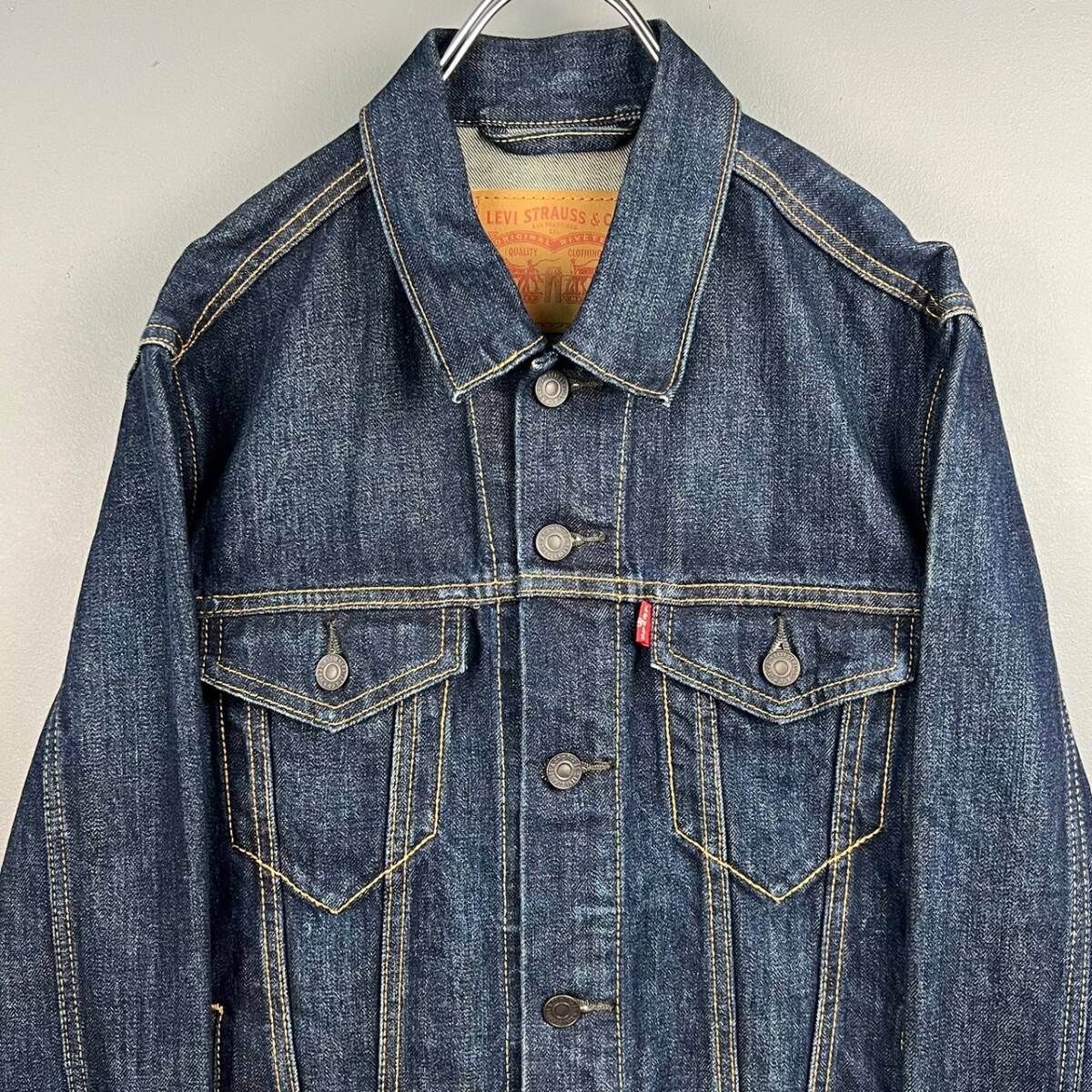 Wm752 Levi's リーバイス デニムジャケット トラッカージャケット Gジャン ブルゾン メンズ ユニセックス _画像3