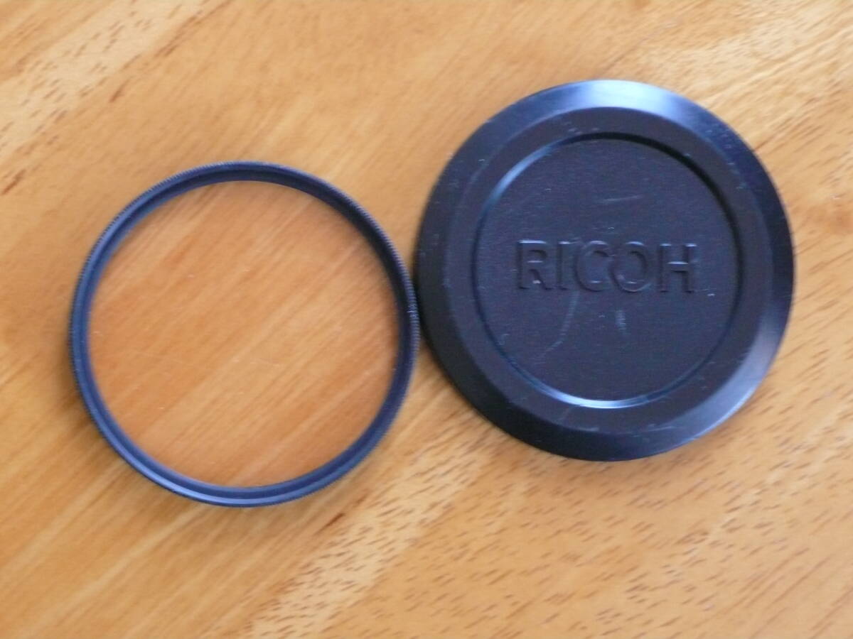 リコー ＸＲ５００ RIKENON P 50mm F2 付き 新品使用説明書、ケンコーフィルター、キャップ付属 の画像6