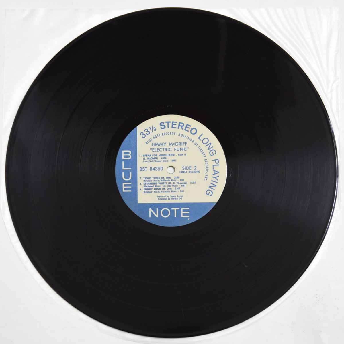 USオリジナル Jimmy McGriff / Electric Funk / Blue Note BST 84350 試聴可 160g盤 LP ジミー・マクグリフ ブルーノート BST-84350_画像5