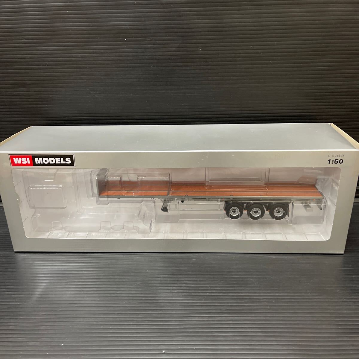  ticket craft WSI MODELS 1/50 3 axis Flat bed trailer 