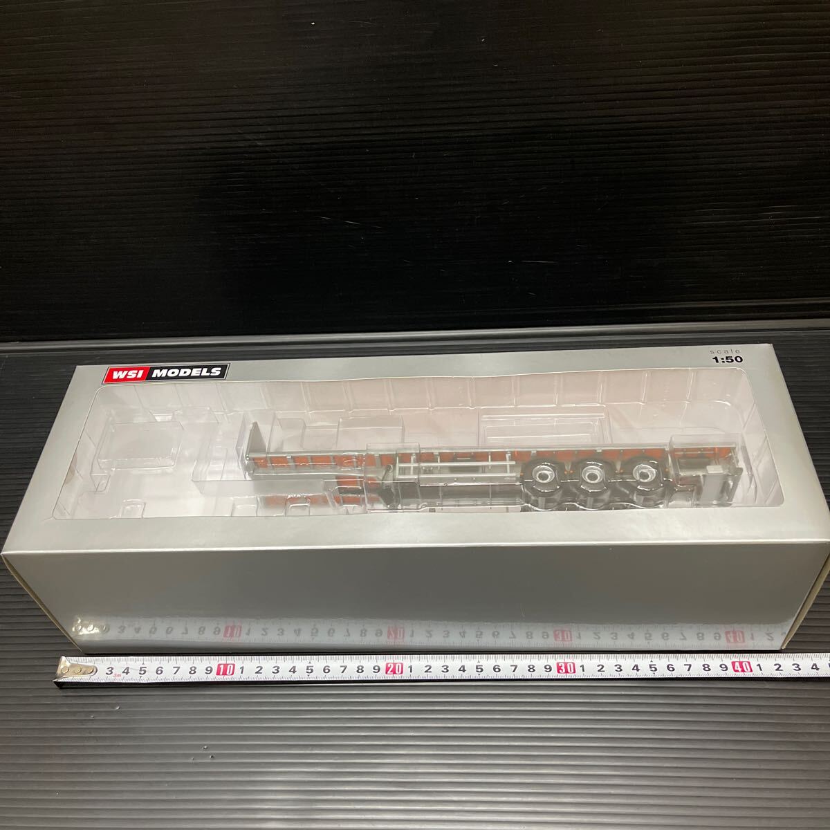  ticket craft WSI MODELS 1/50 3 axis Flat bed trailer 