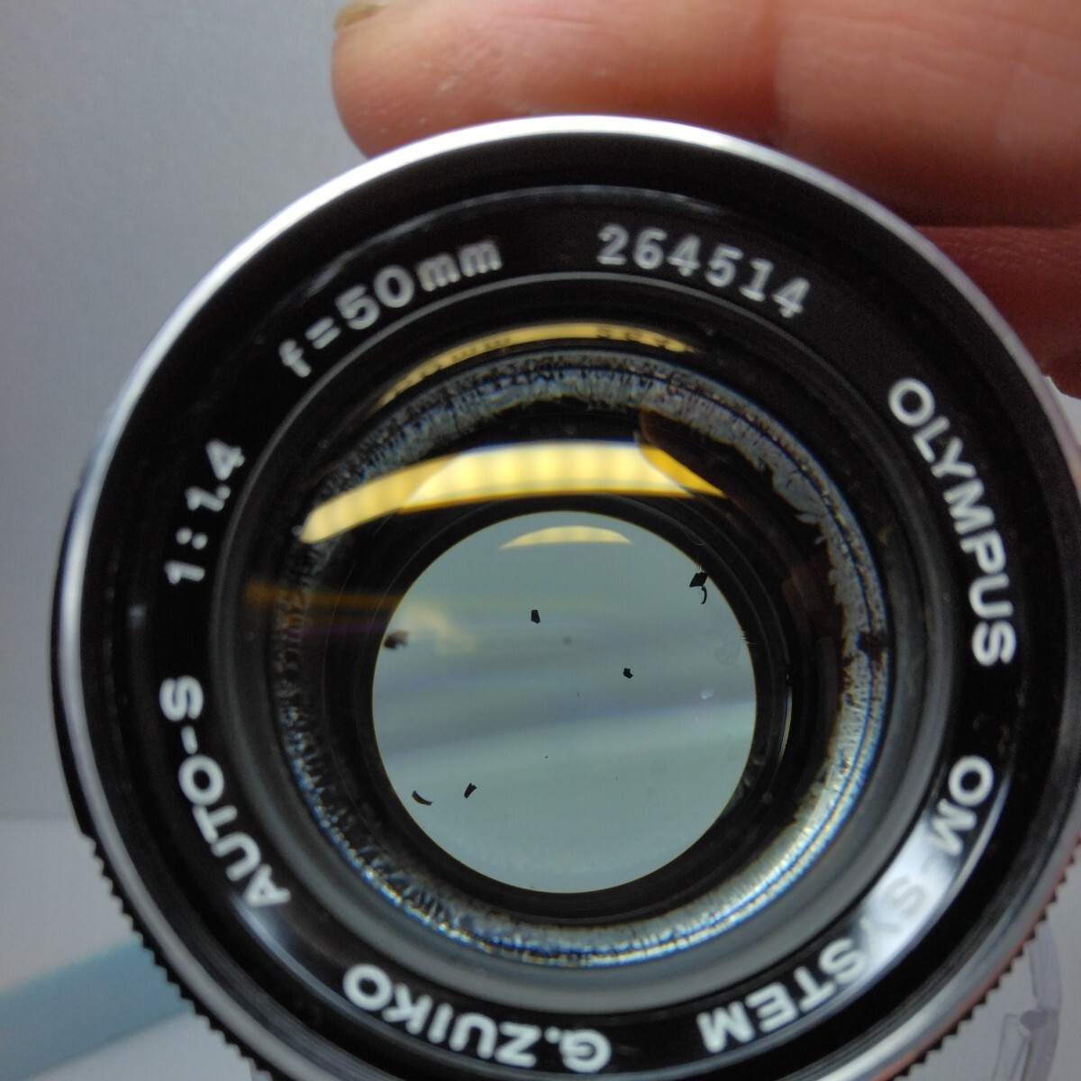 ◆ジャンク品◆ オリンパス OMシステム Gズイコー レンズ　OLYMPUS OM-SYSTEM G.ZUIKO AUTO-S 50mm F1.4 _画像5